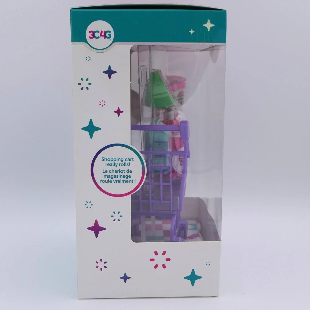 3C4G Tiny Treats Trolley Lip Gloss Set 4 Scented Lip Glosses in a Mini Cart